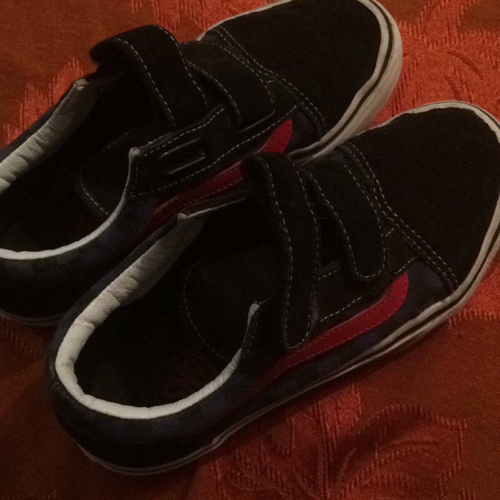 Vans sneaker black checkerboard print